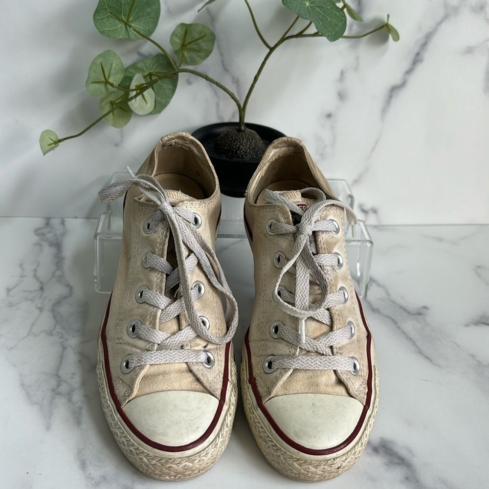 Converse Chuck Taylor All Star Low Optic White Canvas Sneakers W6/M4